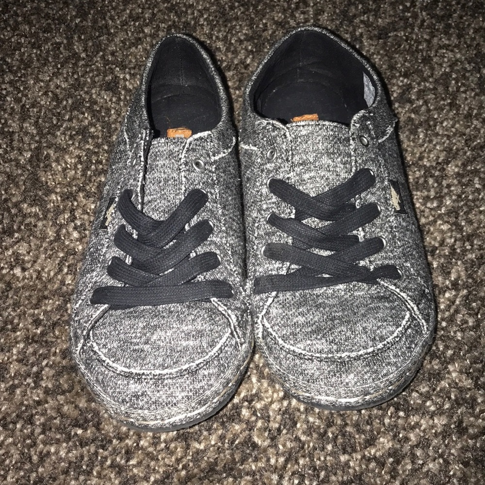 Black and white speckled Rocket Dog Flats